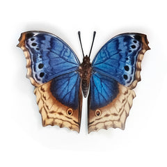 Paper Blue Mother-of-Pearl Butterfly - Moth & Myth